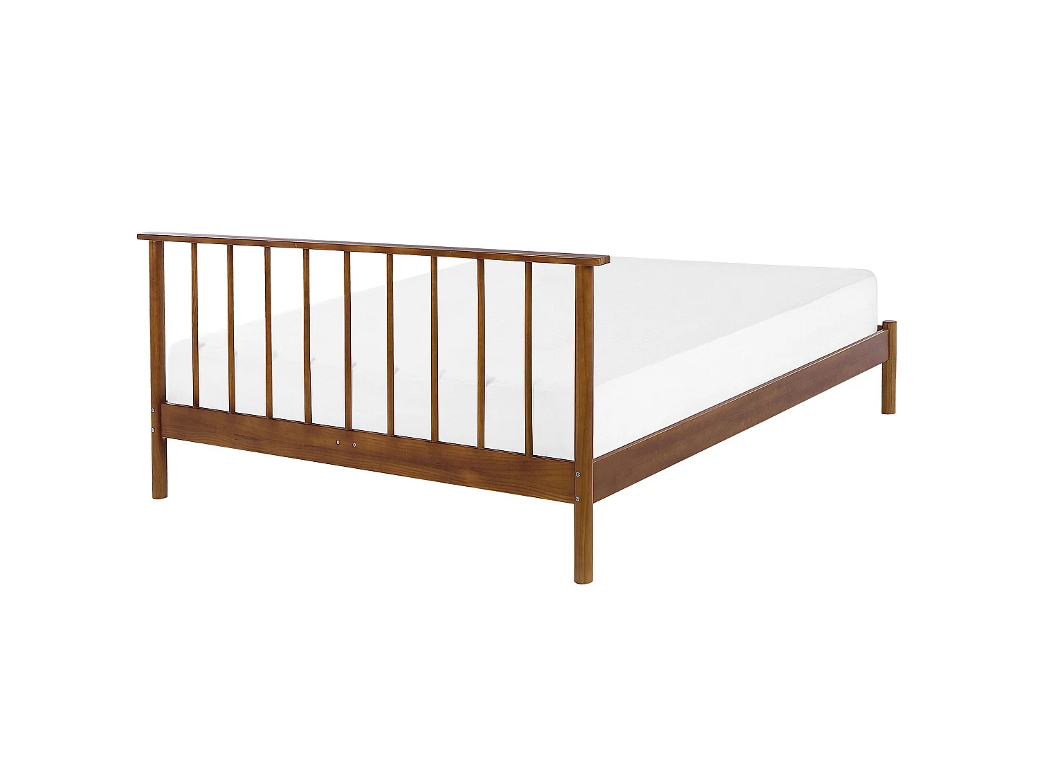 Lit double en bois clair 160 x 200 cm BARRET