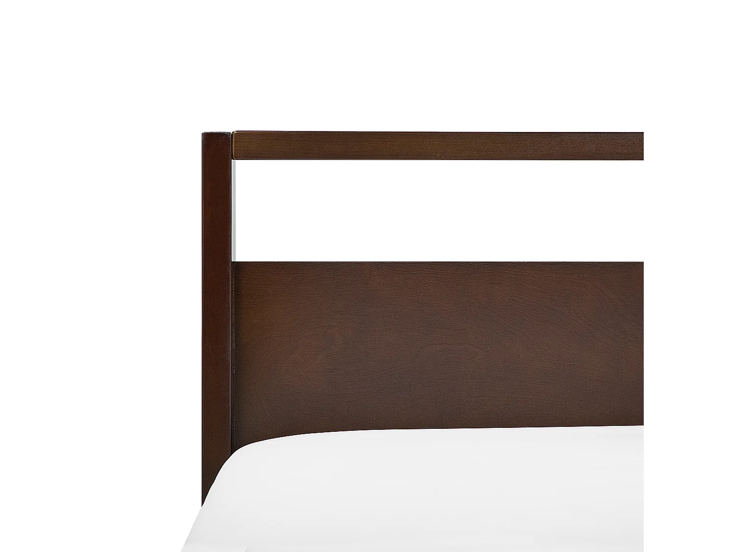 Bed Pine Wood GIULIA 140 x 200 cm (EU Double) Dark Brown