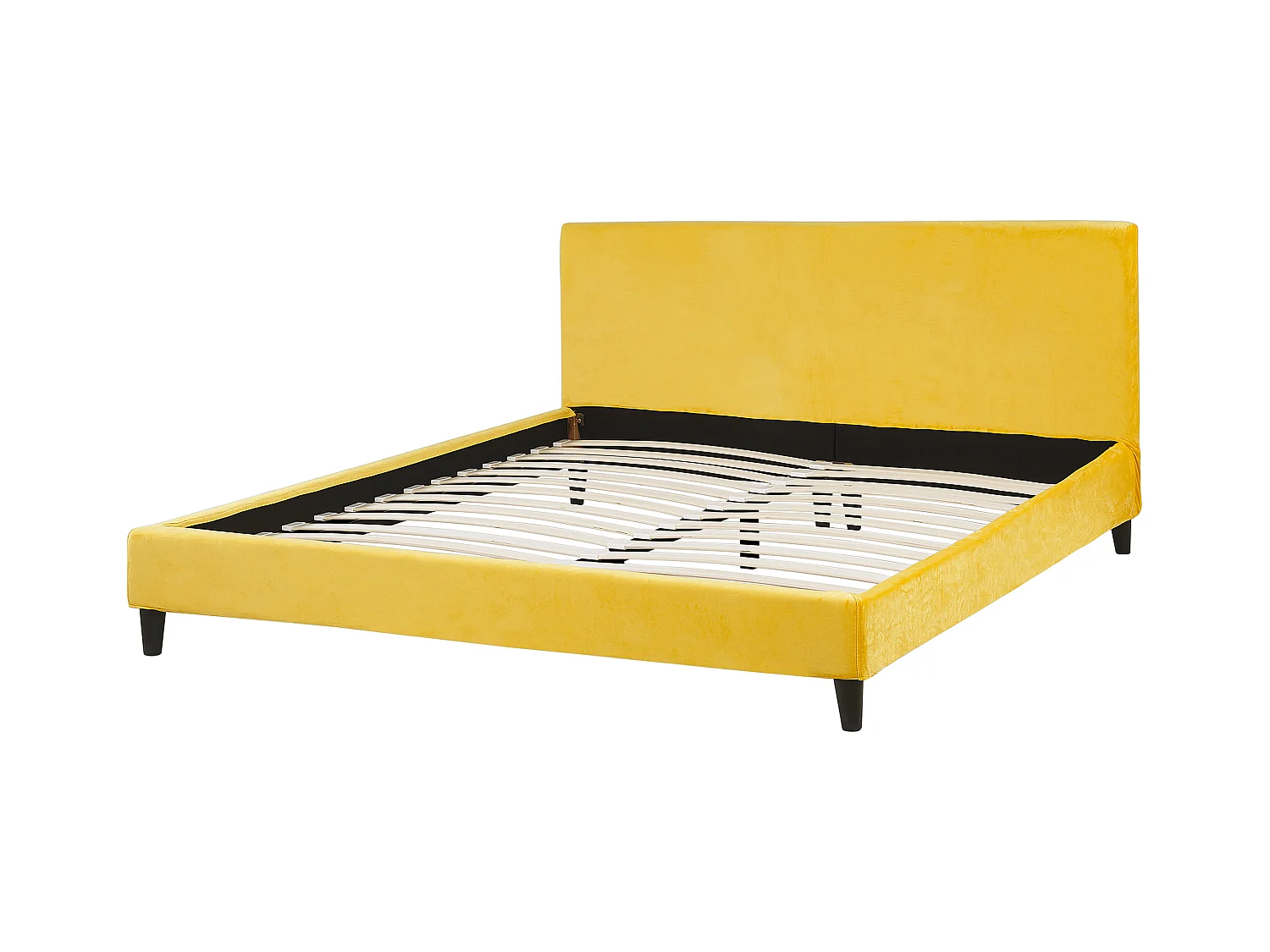 Cama Terciopelo FITOU 180 x 200 cm Amarillo