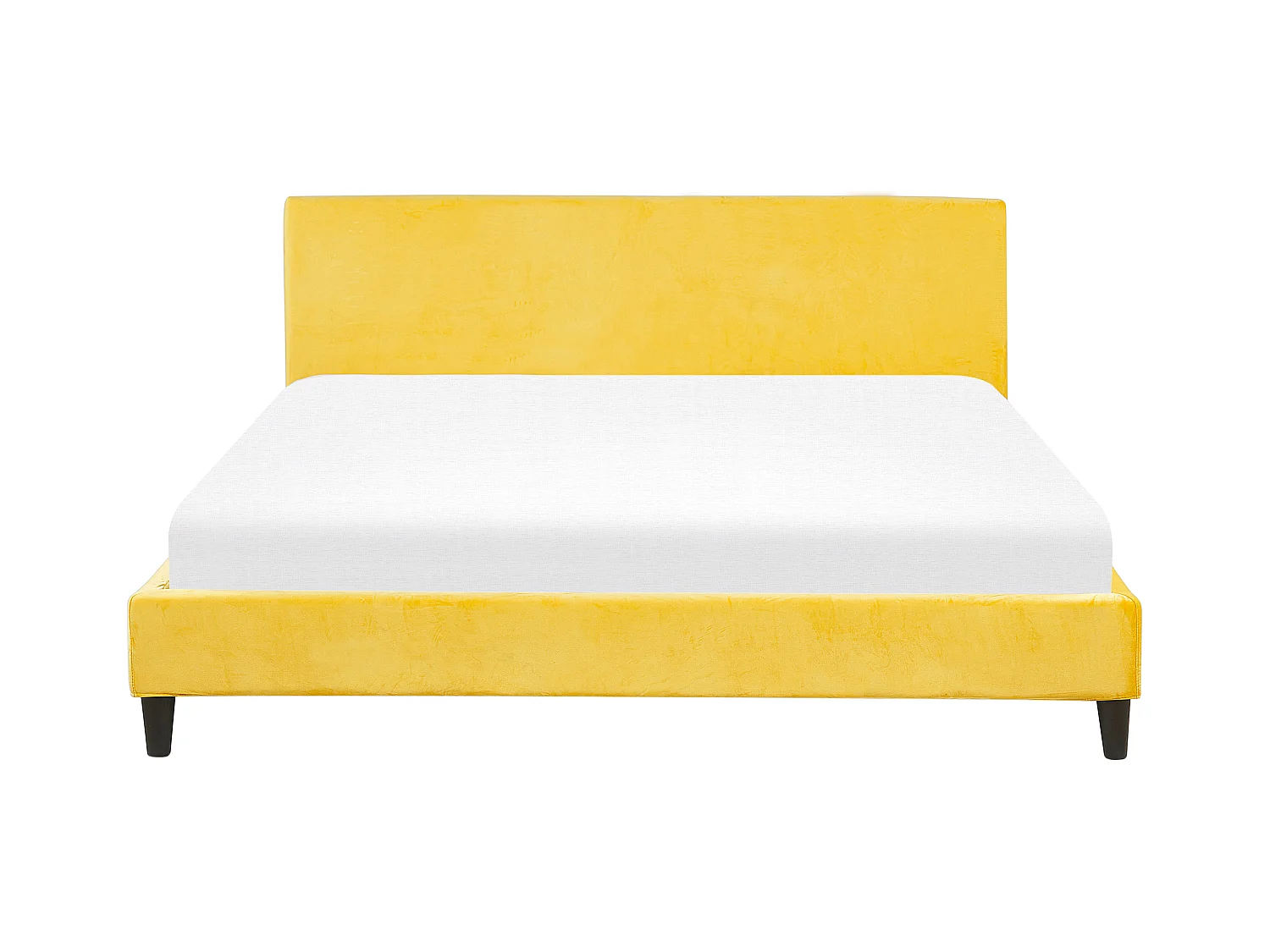 Cama Terciopelo FITOU 180 x 200 cm Amarillo