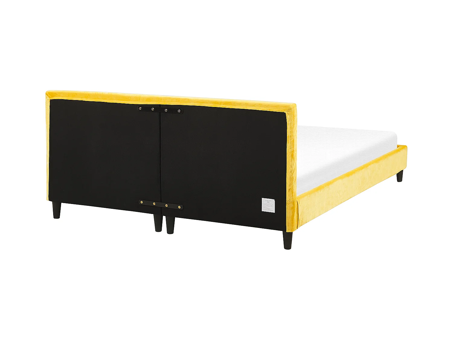 Cama Terciopelo FITOU 180 x 200 cm Amarillo