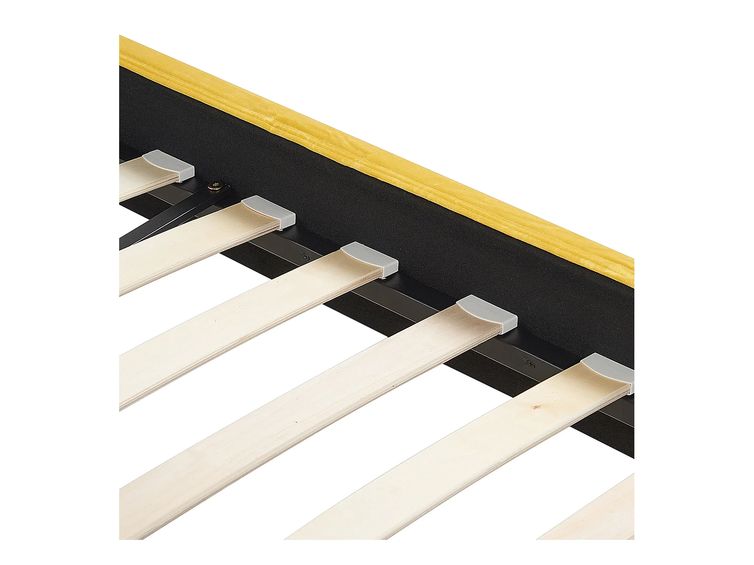 Cama Terciopelo FITOU 180 x 200 cm Amarillo