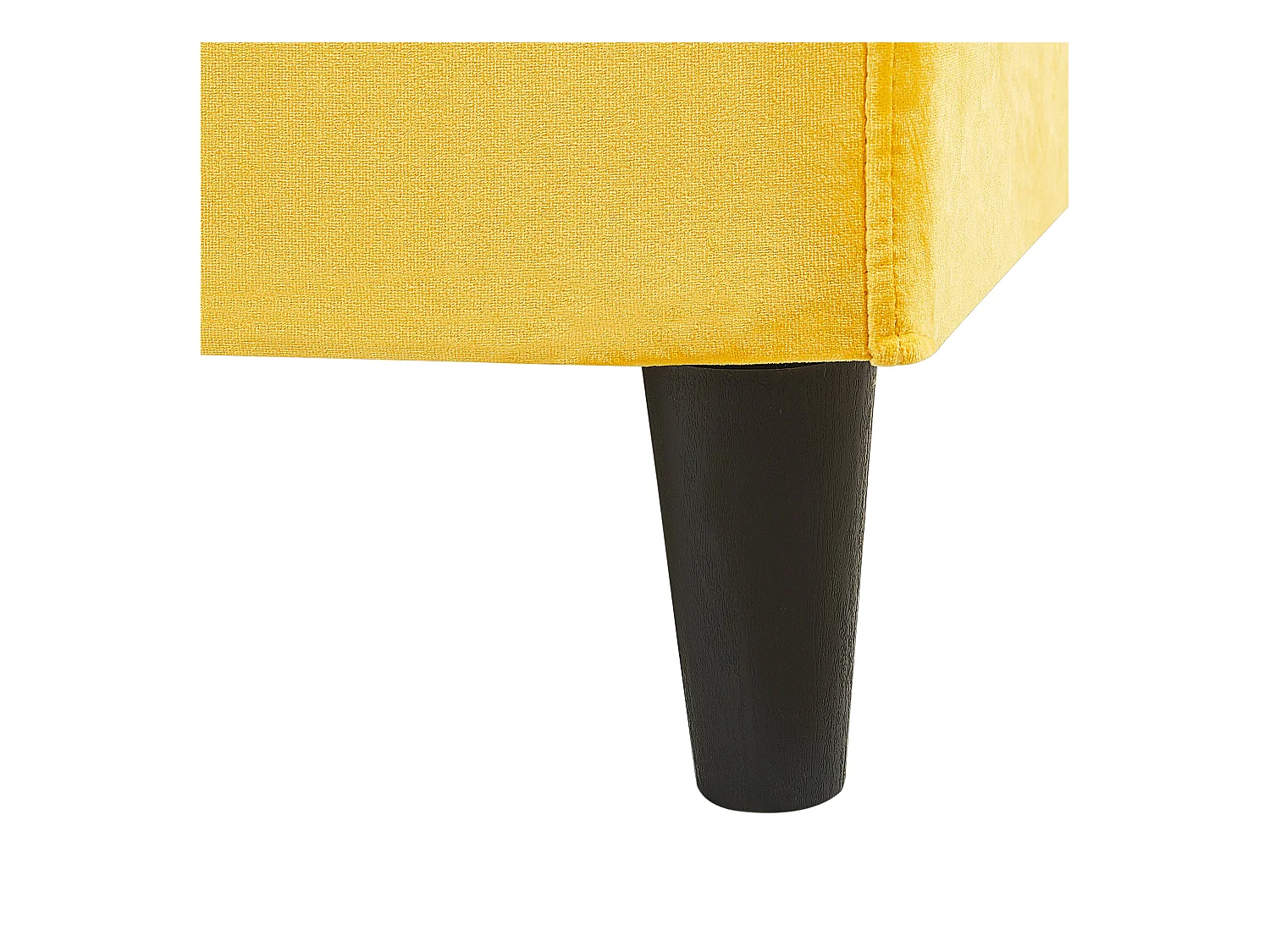 Cama Terciopelo FITOU 180 x 200 cm Amarillo