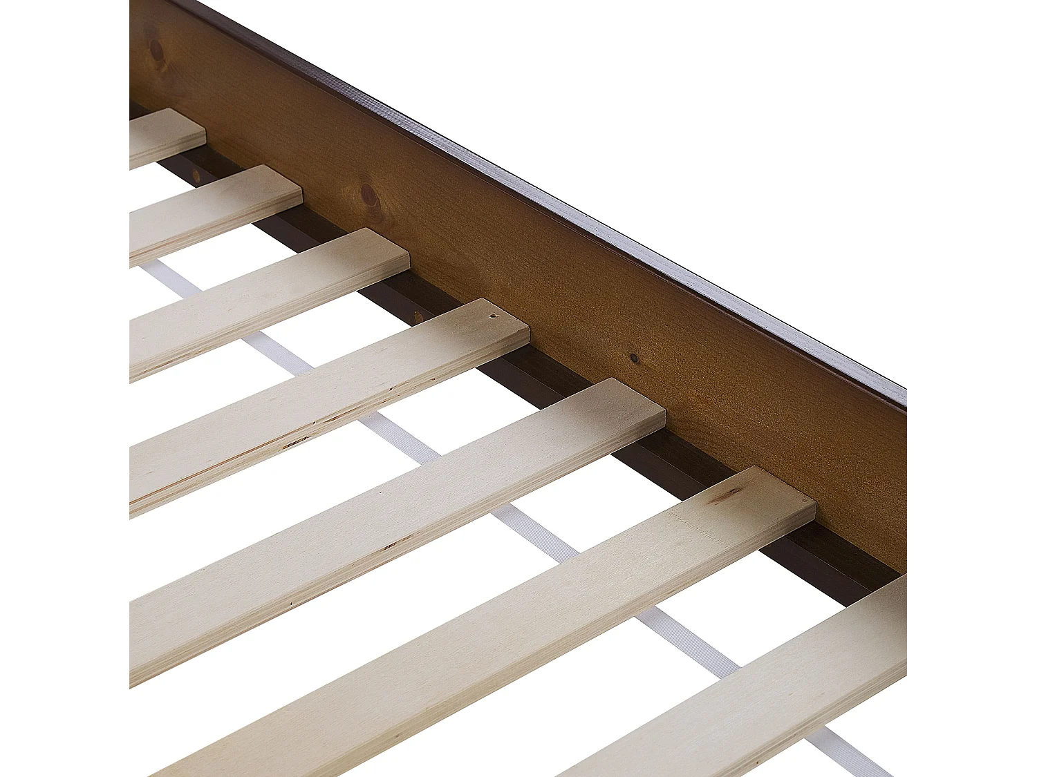 Bed Dennenhout CASTRES 160 x 200 cm Donkerbruin