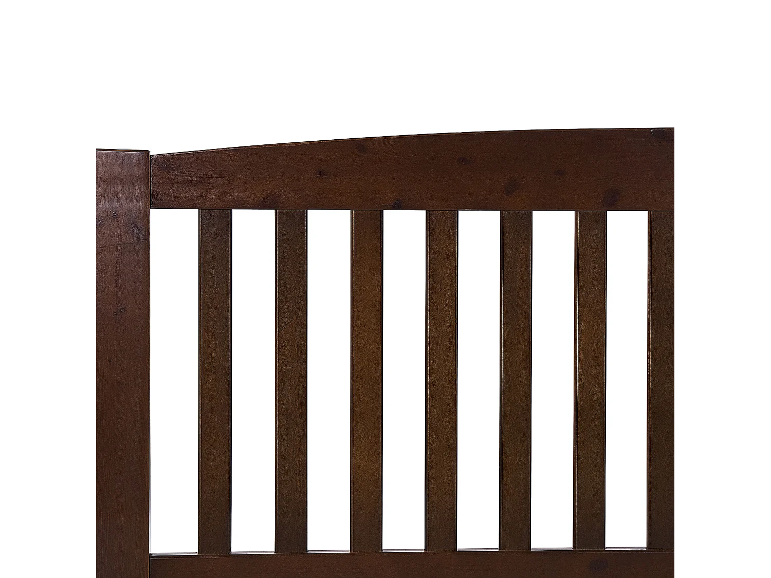 Bed Dennenhout CASTRES 160 x 200 cm Donkerbruin