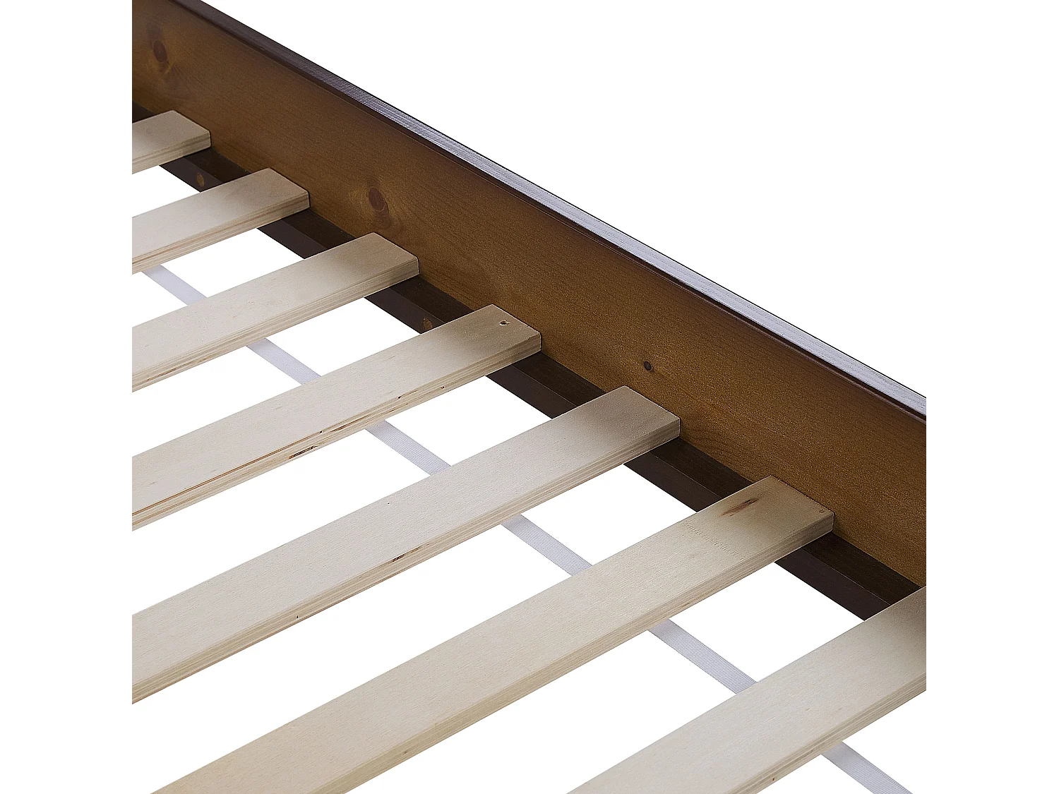 Bed Dennenhout CASTRES 160 x 200 cm Donkerbruin