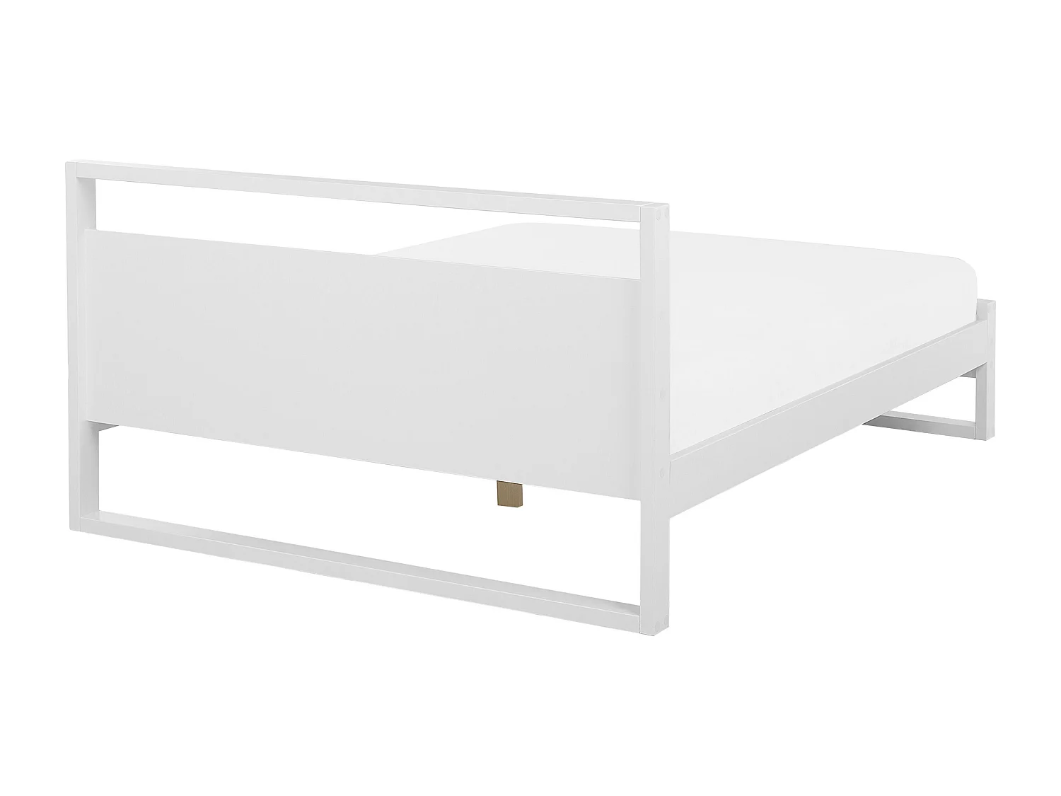 Lit avec sommier Bois de pin GIULIA 180 x 200 cm Blanc