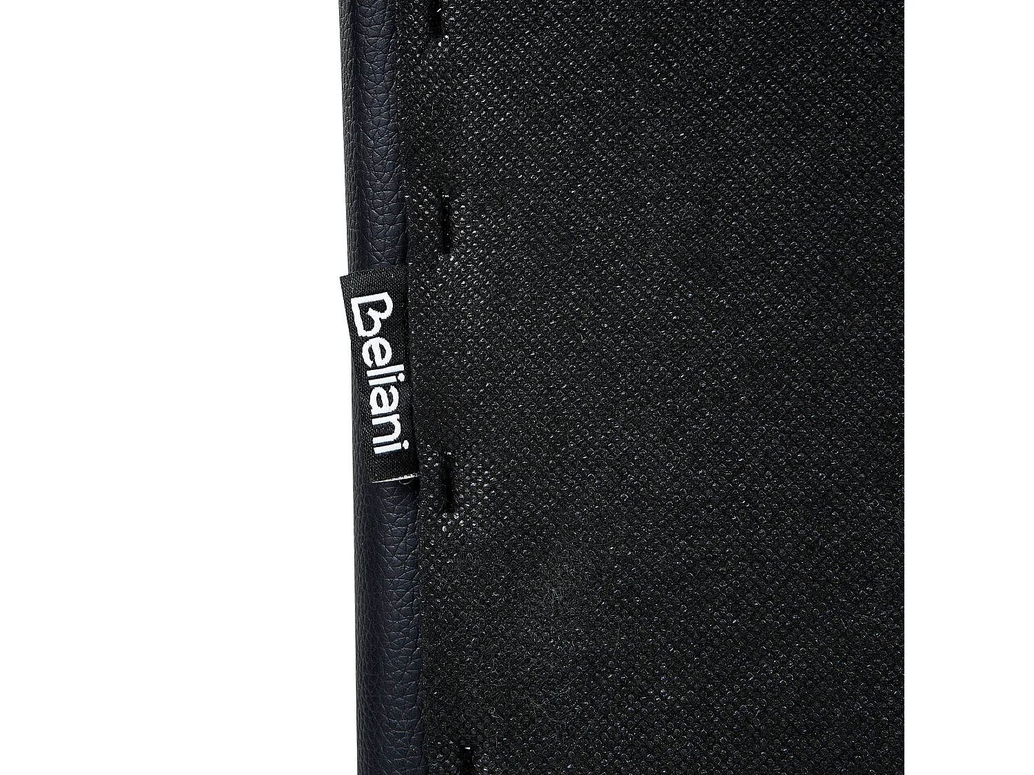 Lit avec sommier Cuir PU METZ 180 x 200 cm Noir