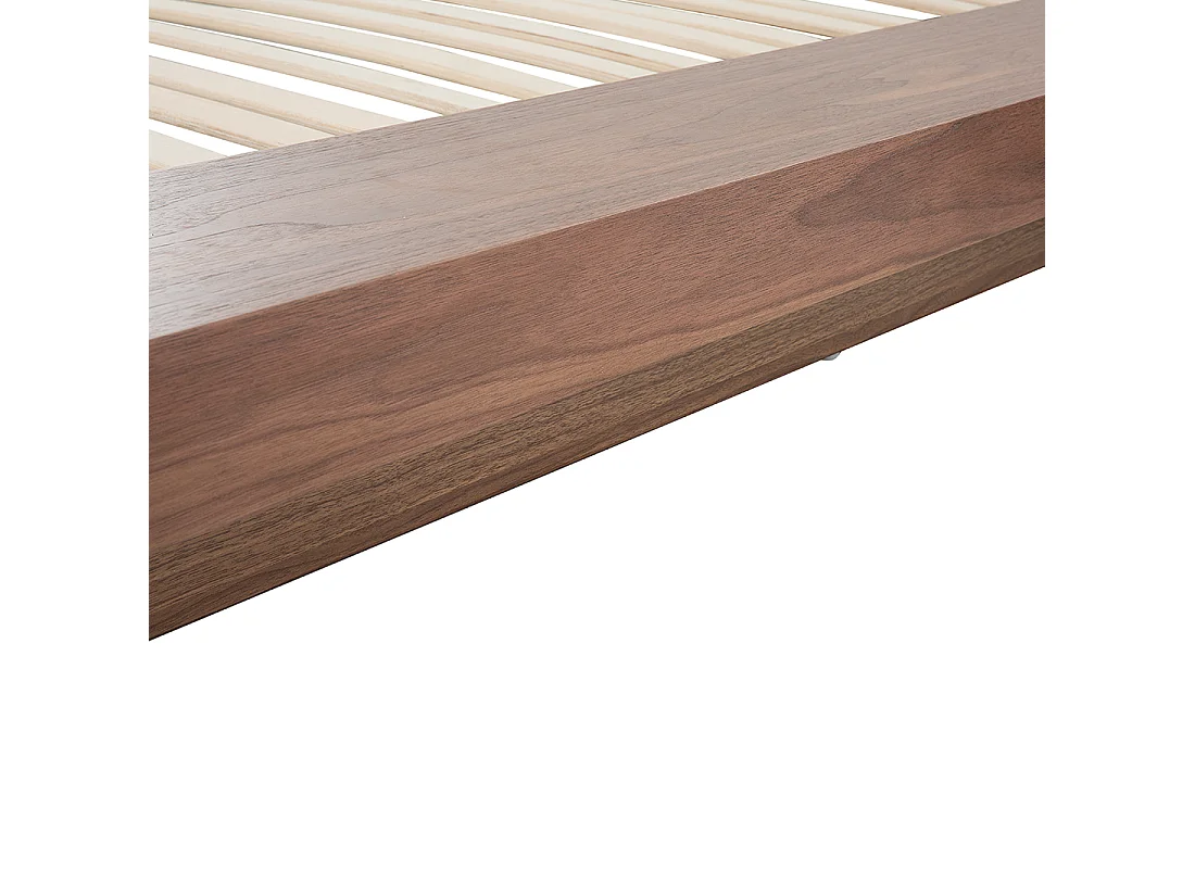 Bed ZEN 180 x 200 cm Bruin essenhout