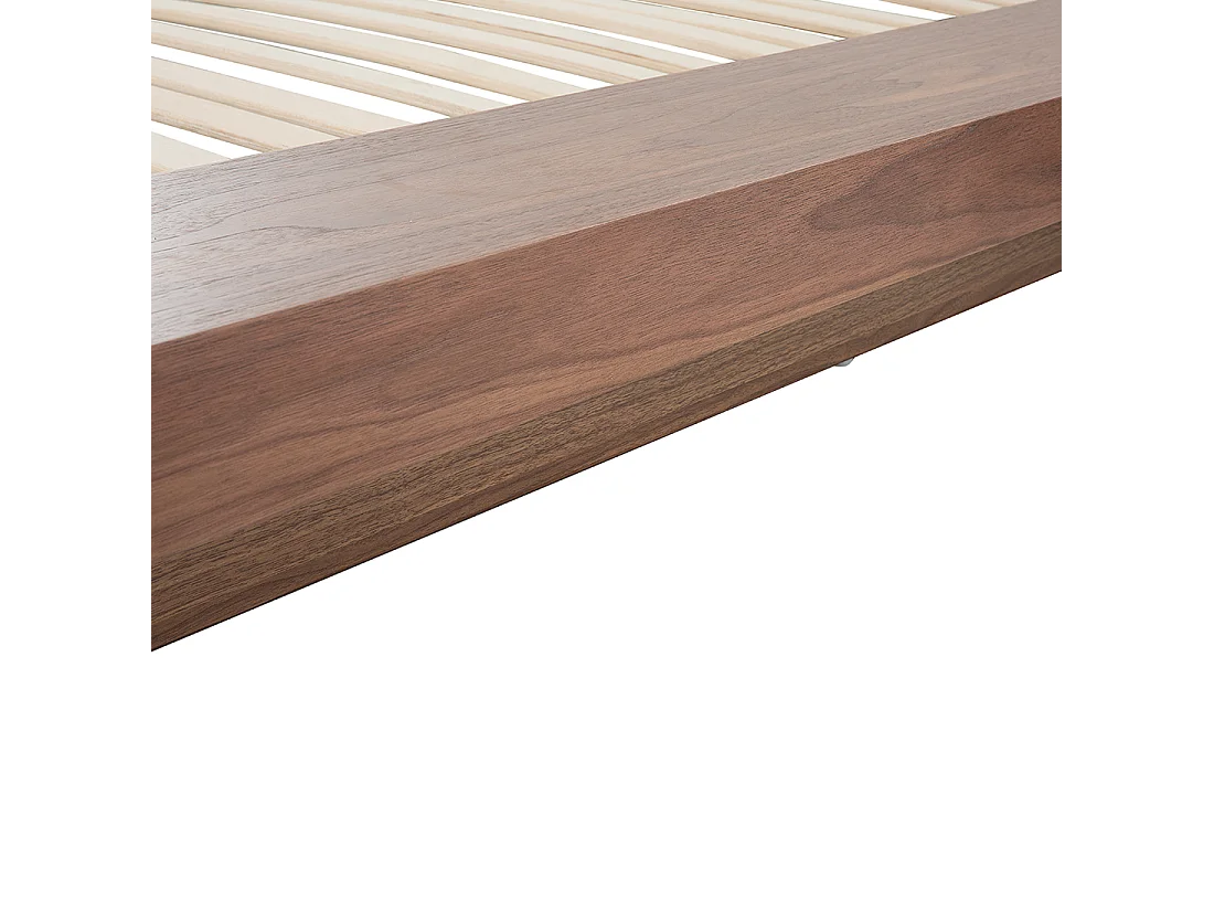 Bed ZEN 180 x 200 cm Bruin essenhout