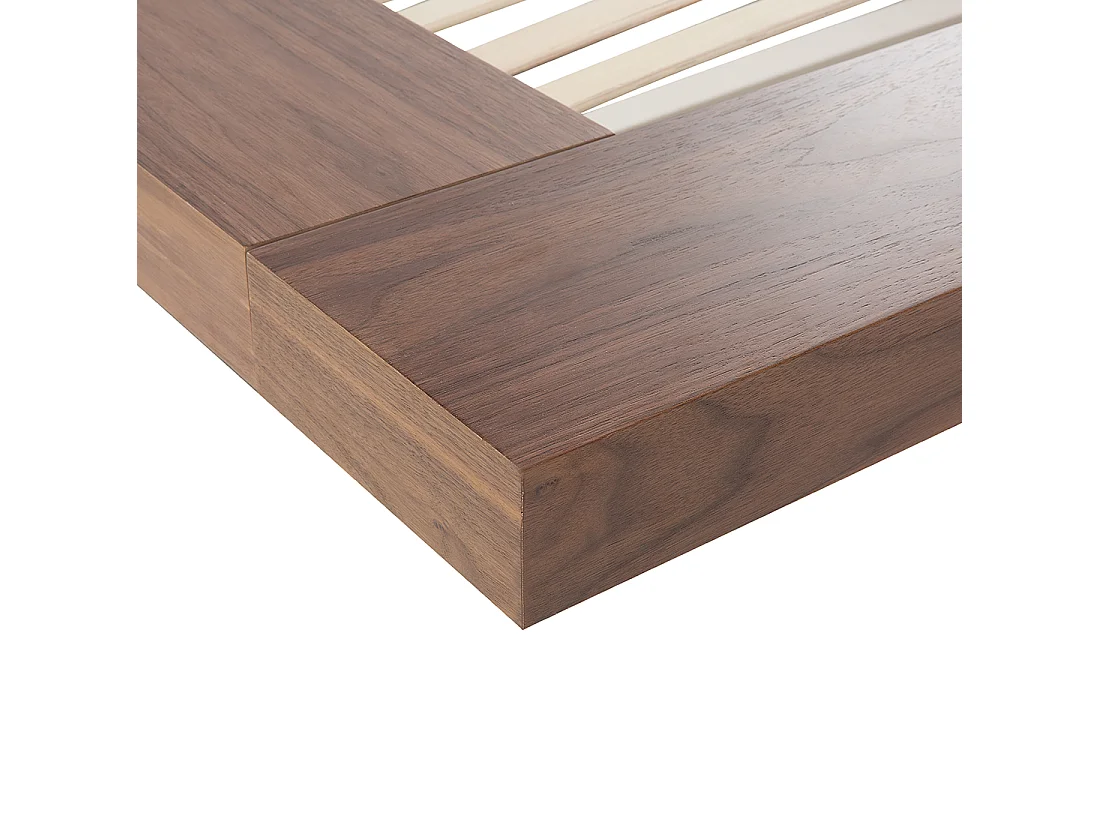 Bed ZEN 180 x 200 cm Bruin essenhout