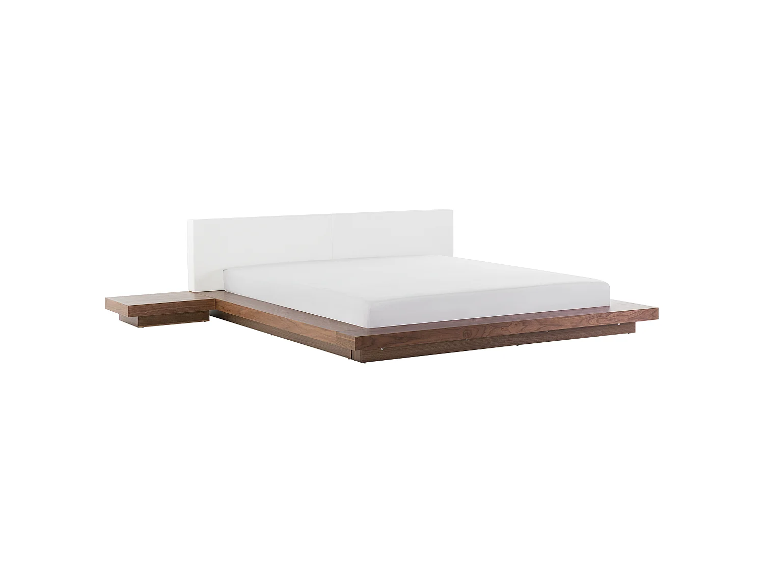 Bed ZEN 180 x 200 cm (EU Super King) Brown Ash Wood