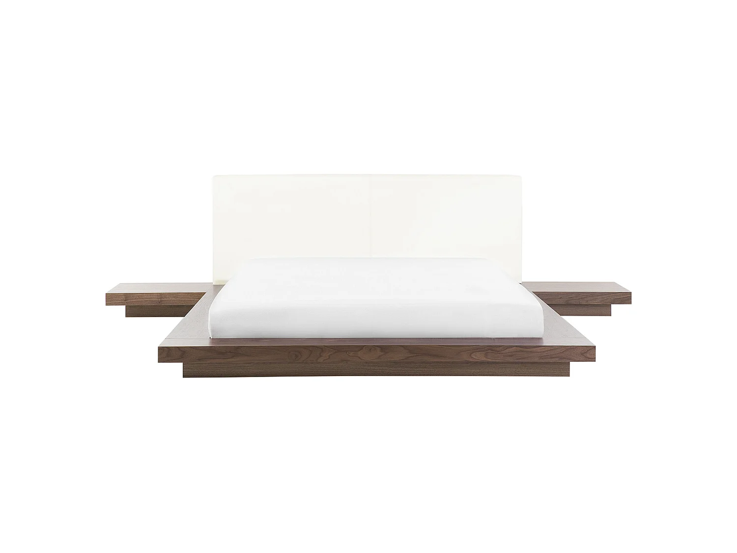 Bed ZEN 160 x 200 cm (EU King Size) Brown Ash Wood