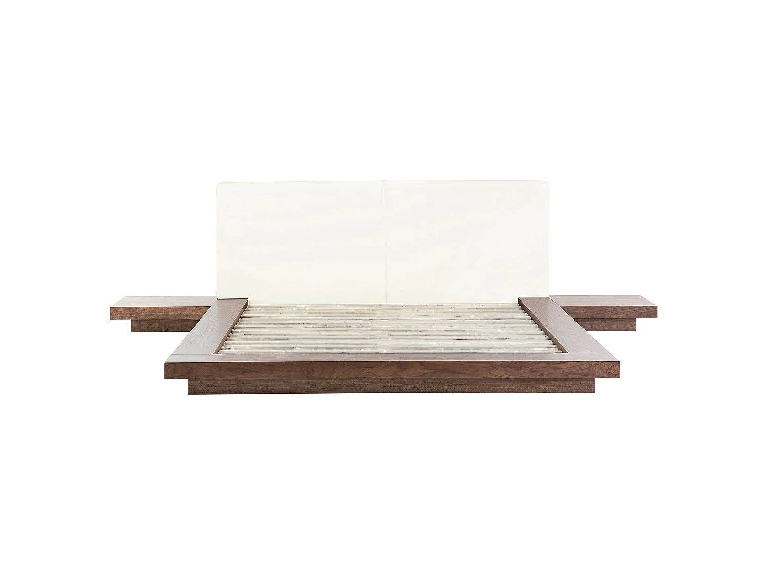Bed ZEN 160 x 200 cm (EU King Size) Brown Ash Wood