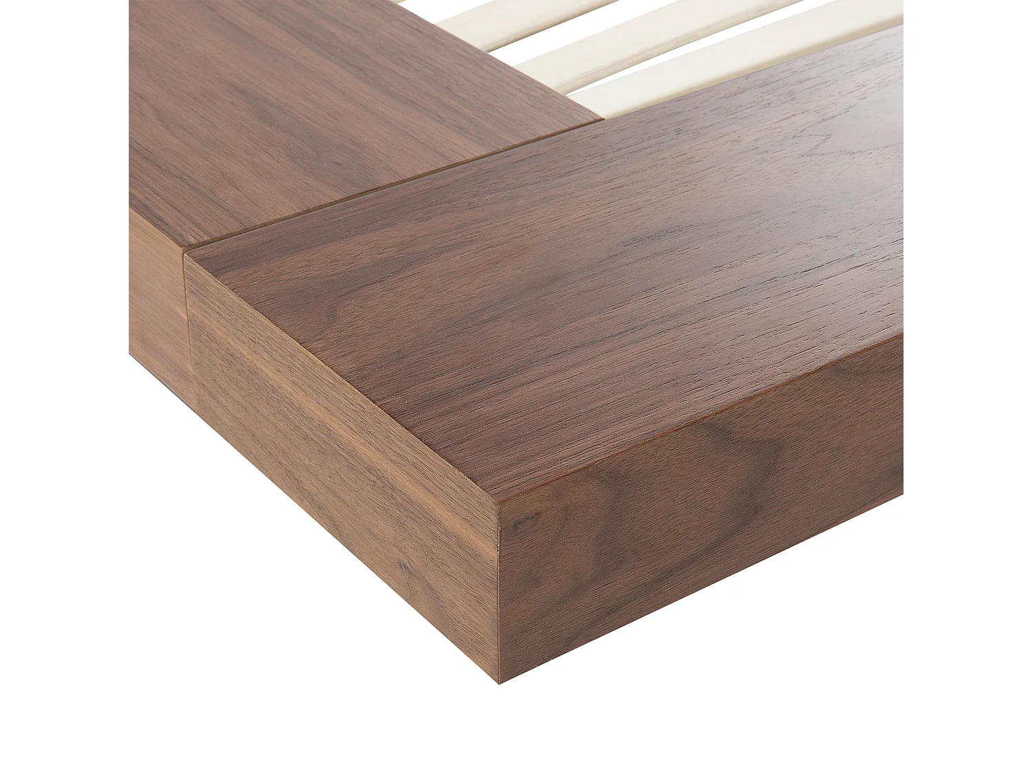 Bed ZEN 160 x 200 cm (EU King Size) Brown Ash Wood