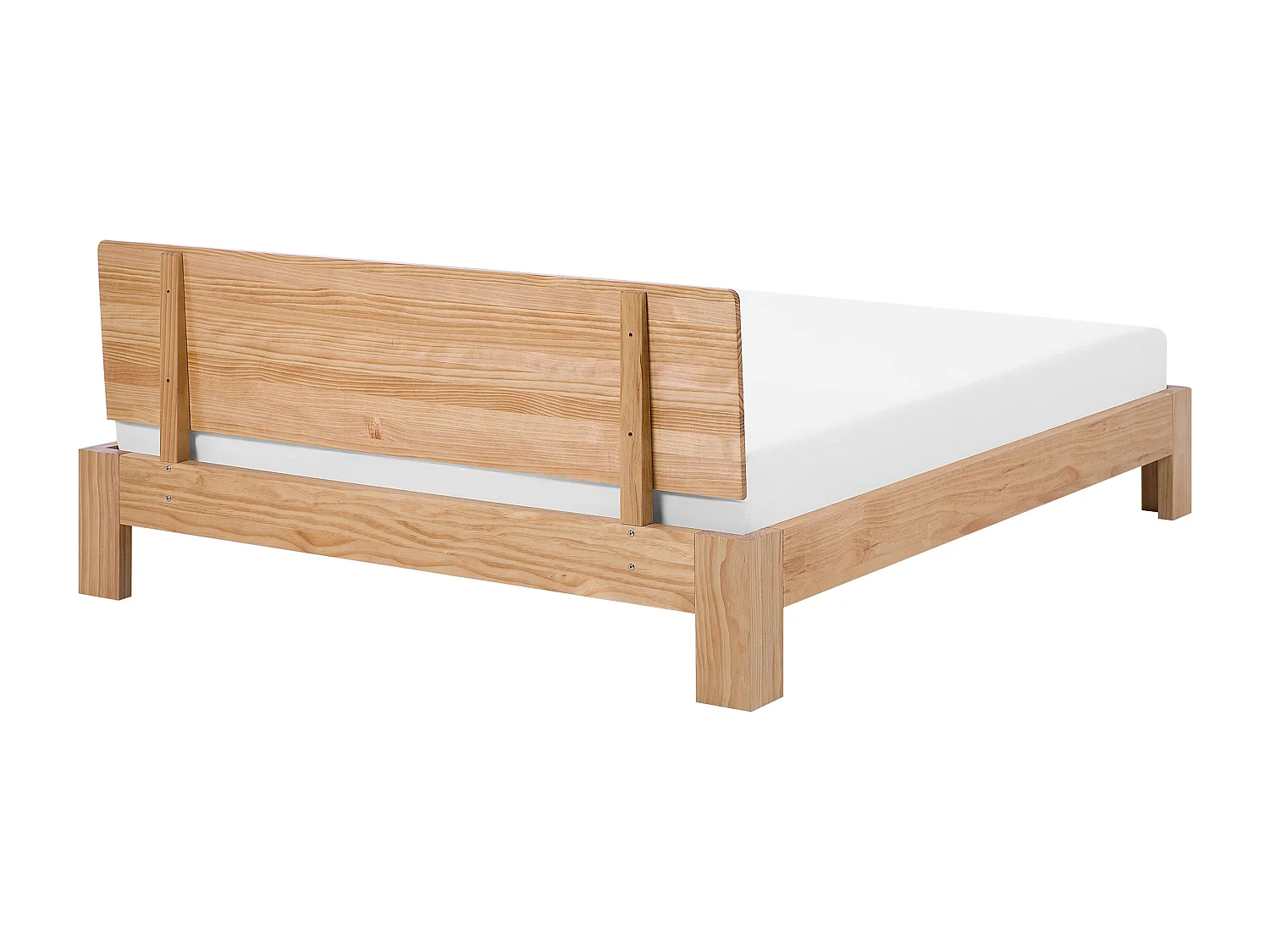 Bed Dennenhout ROYAN 140 x 200 cm Lichtbruin