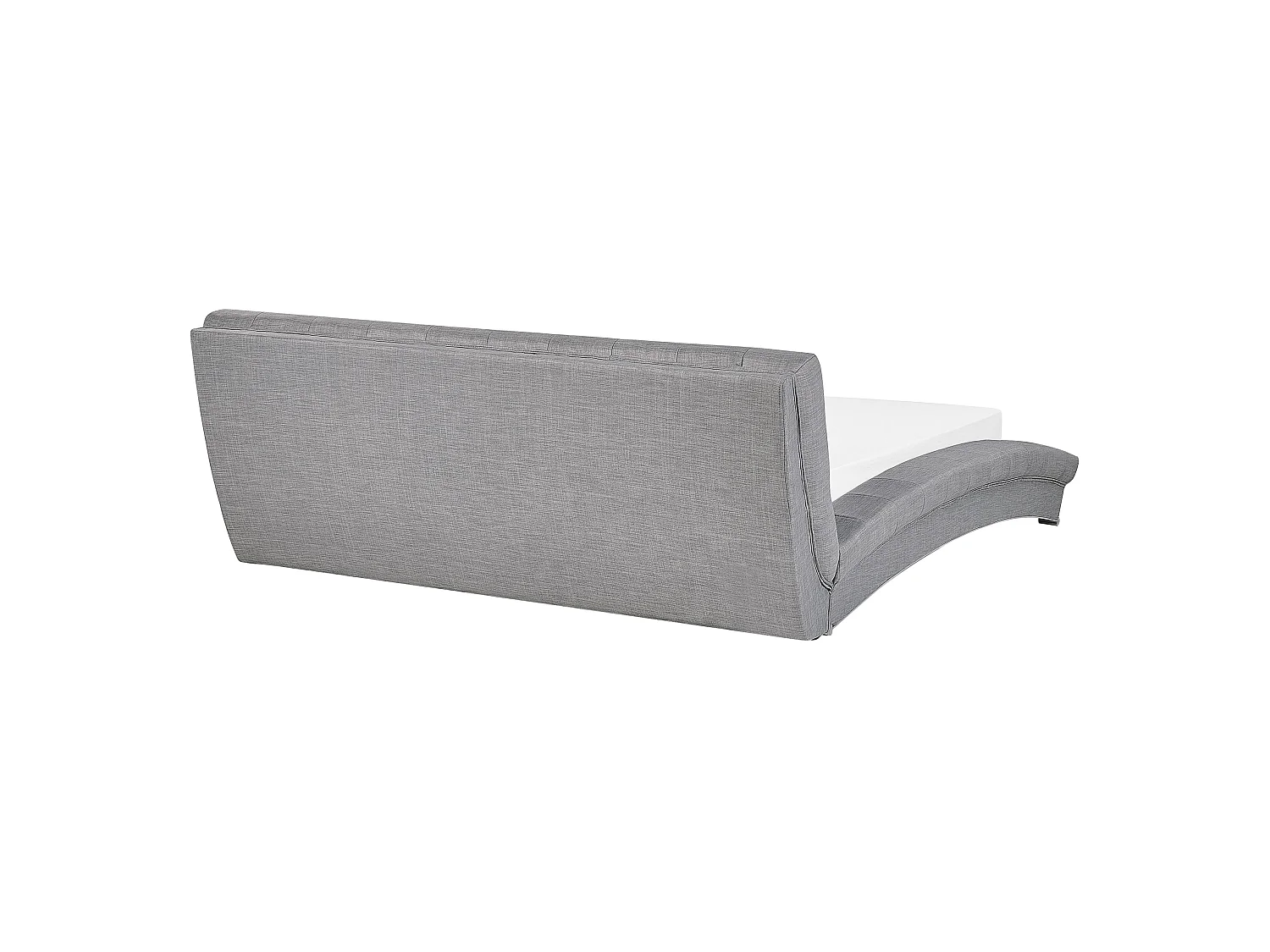 Bed Stof LILLE 160 x 200 cm Grijs