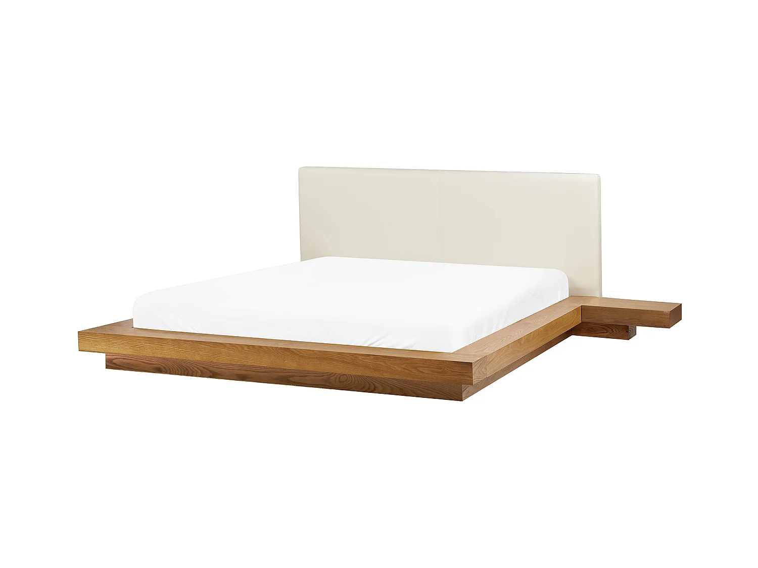 Lit avec sommier ZEN 160 x 200 cm Frêne naturel