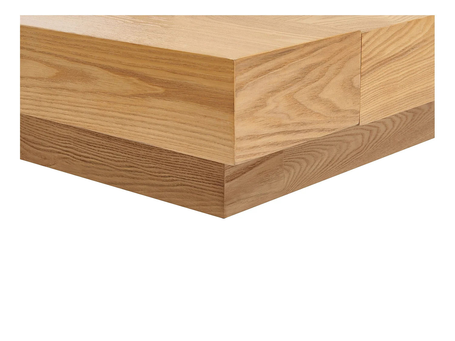 Lit avec sommier ZEN 160 x 200 cm Frêne naturel