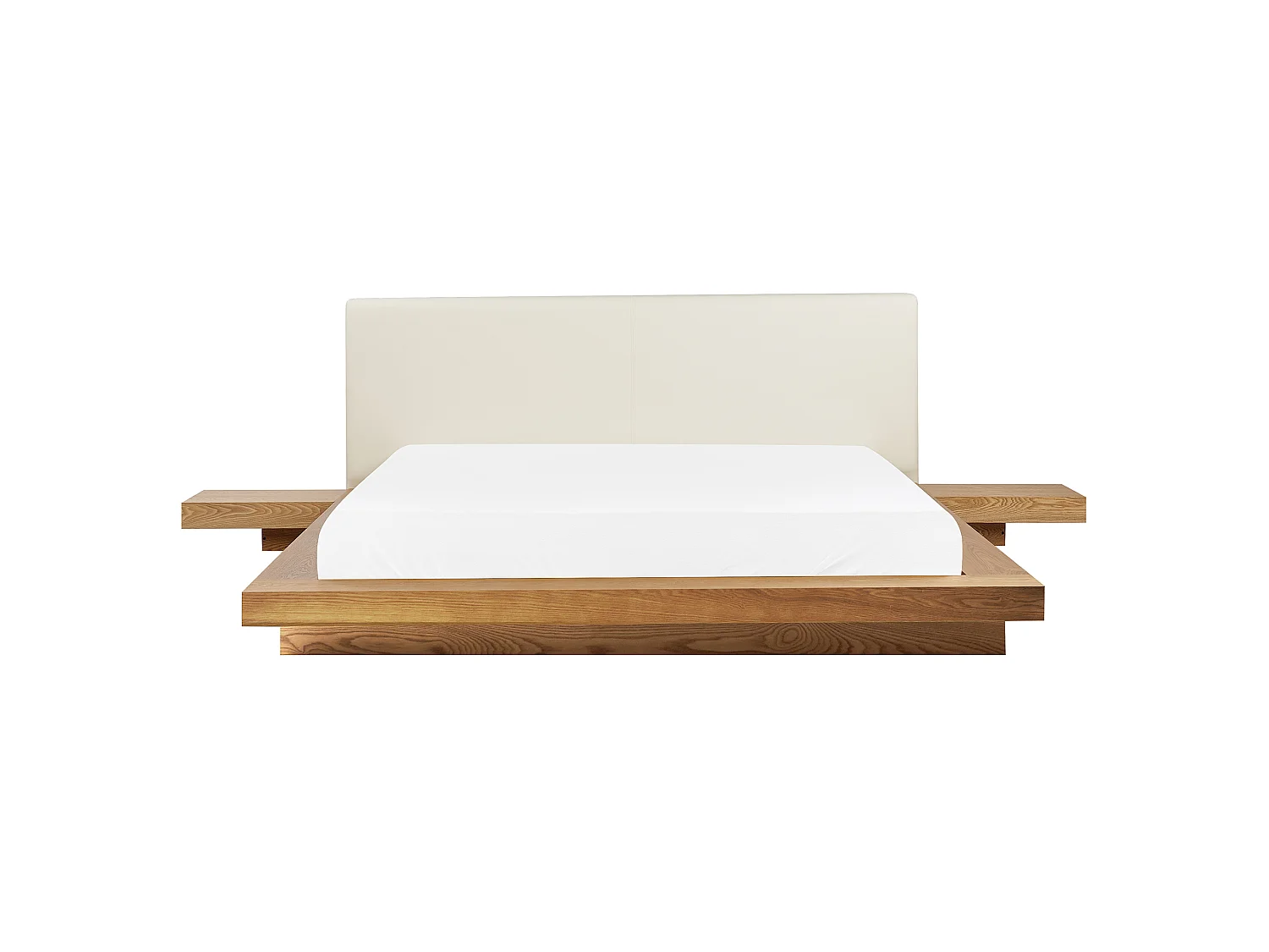 Bed ZEN 160 x 200 cm (EU King Size) Natural Ash Wood