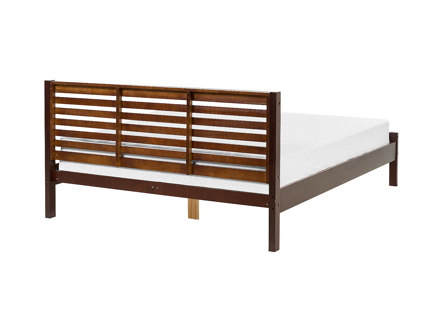 Bed Dennenhout CARNAC 160 x 200 cm Donkerbruin