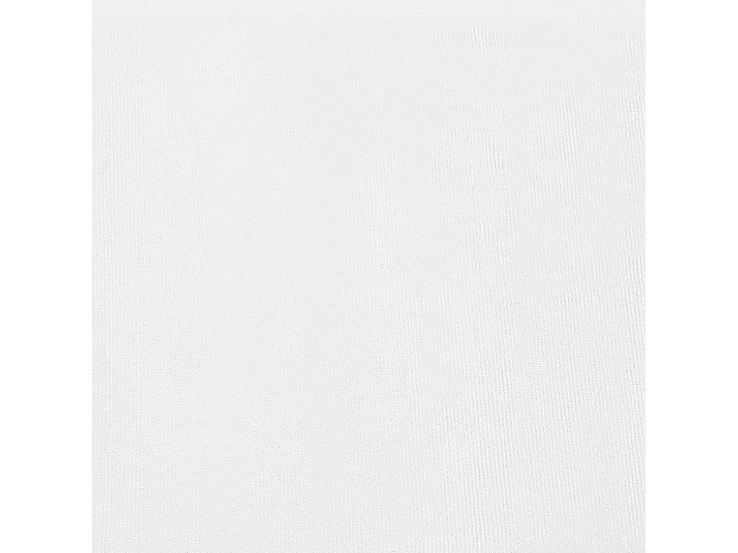 Lit avec sommier Velours FITOU 160 x 200 cm Blanc