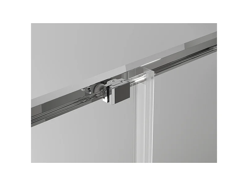 Mexen Exo-3S kabina prysznicowa 3-ścienna rozsuwana 180 x 95 cm, transparent, chrom - 8152-180-095-01-00-3S