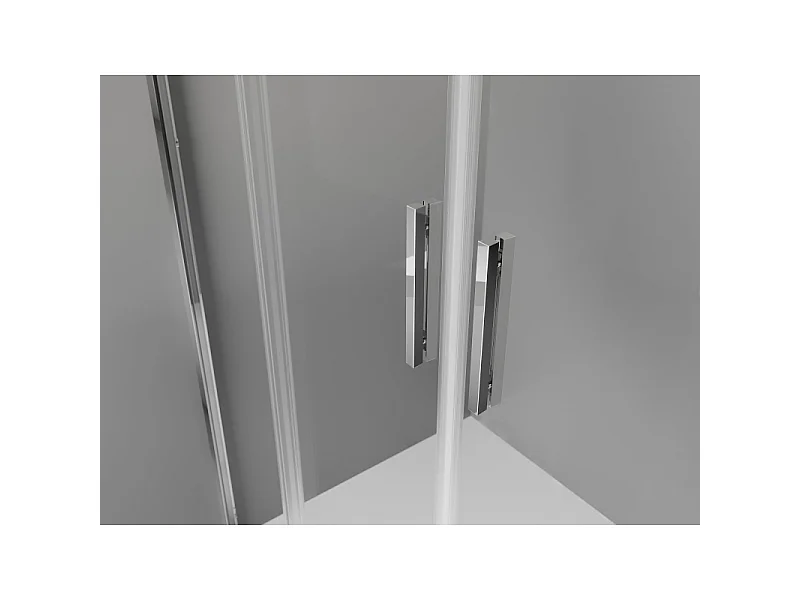 Mexen Exo-3S kabina prysznicowa 3-ścienna rozsuwana 180 x 95 cm, transparent, chrom - 8152-180-095-01-00-3S