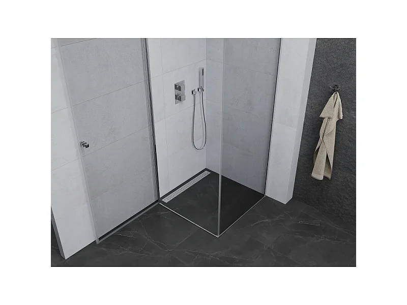 Mexen Pretoria cabine de douche pivotante 90 x 90 cm, transparent, chromé - 852-090-090-01-00
