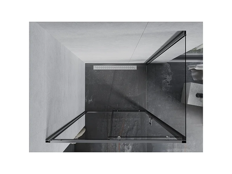 Mexen Apia Schiebeduschkabine 130 x 80 cm, transparent, Chrom - 840-130-080-01-00