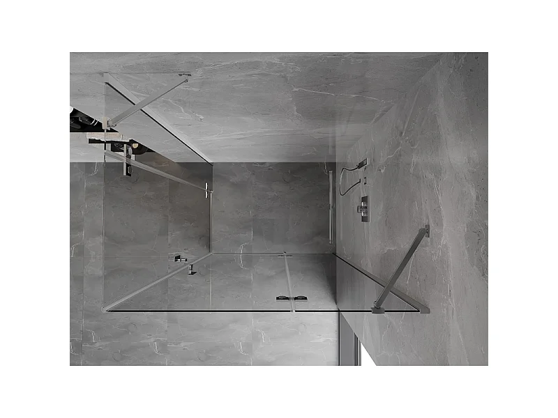 Mexen Mist-H Duo kabina prysznicowa uchylna prawa 95 x 115 cm, transparent, chrom - 8A5-095L-115P-01-00