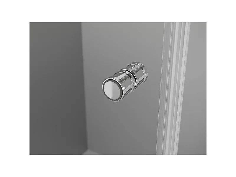 Mexen Mist-F Duo cabine de douche pliante gauche 115 x 105 cm, transparent, chrome - 8A6-115L-105P-01-00
