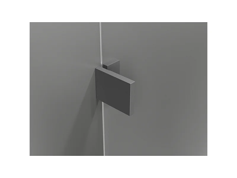 Mexen Lunar parawan nawannowy 1-skrzydłowy 100 x 150 cm, transparent, gun metal - 897-100-000-95-00