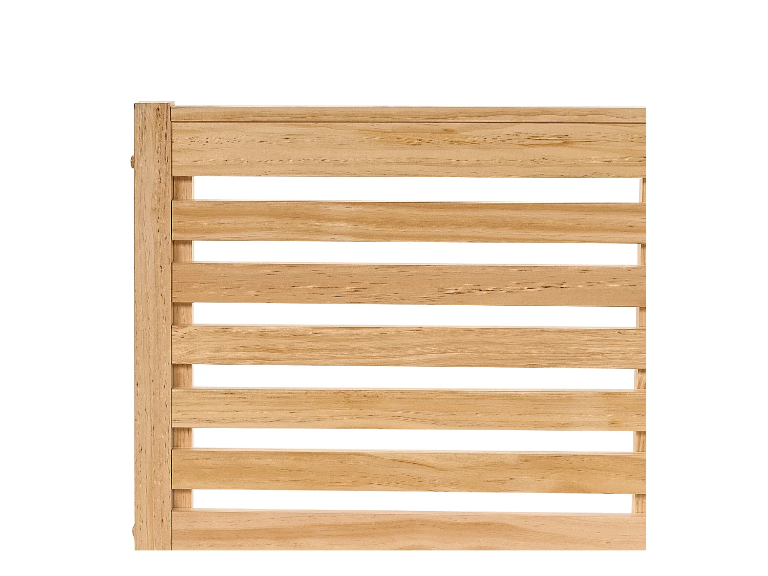 Lit avec sommier Bois de pin CARNAC 160 x 200 cm Marron clair