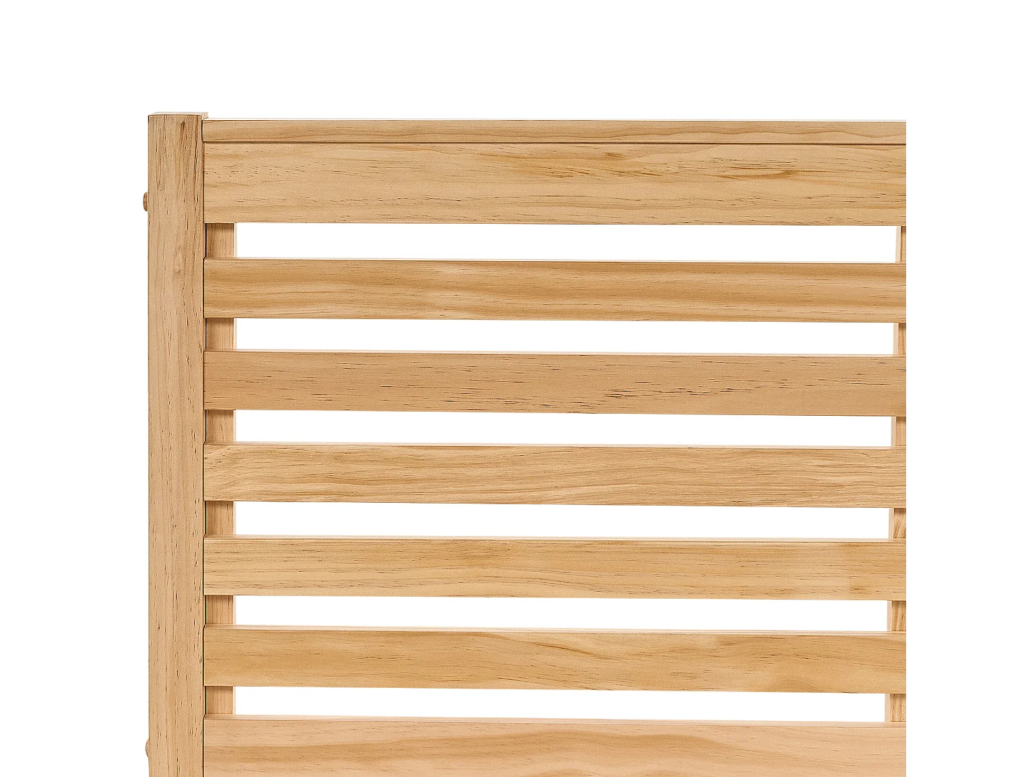 Lit avec sommier Bois de pin CARNAC 160 x 200 cm Marron clair