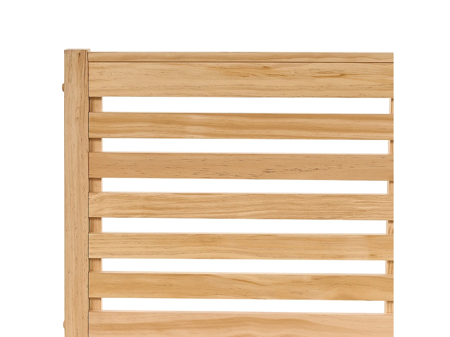 Lit avec sommier Bois de pin CARNAC 160 x 200 cm Marron clair