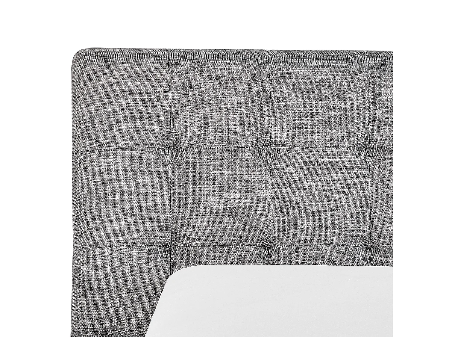 Bed Stof LILLE 180 x 200 cm Grijs