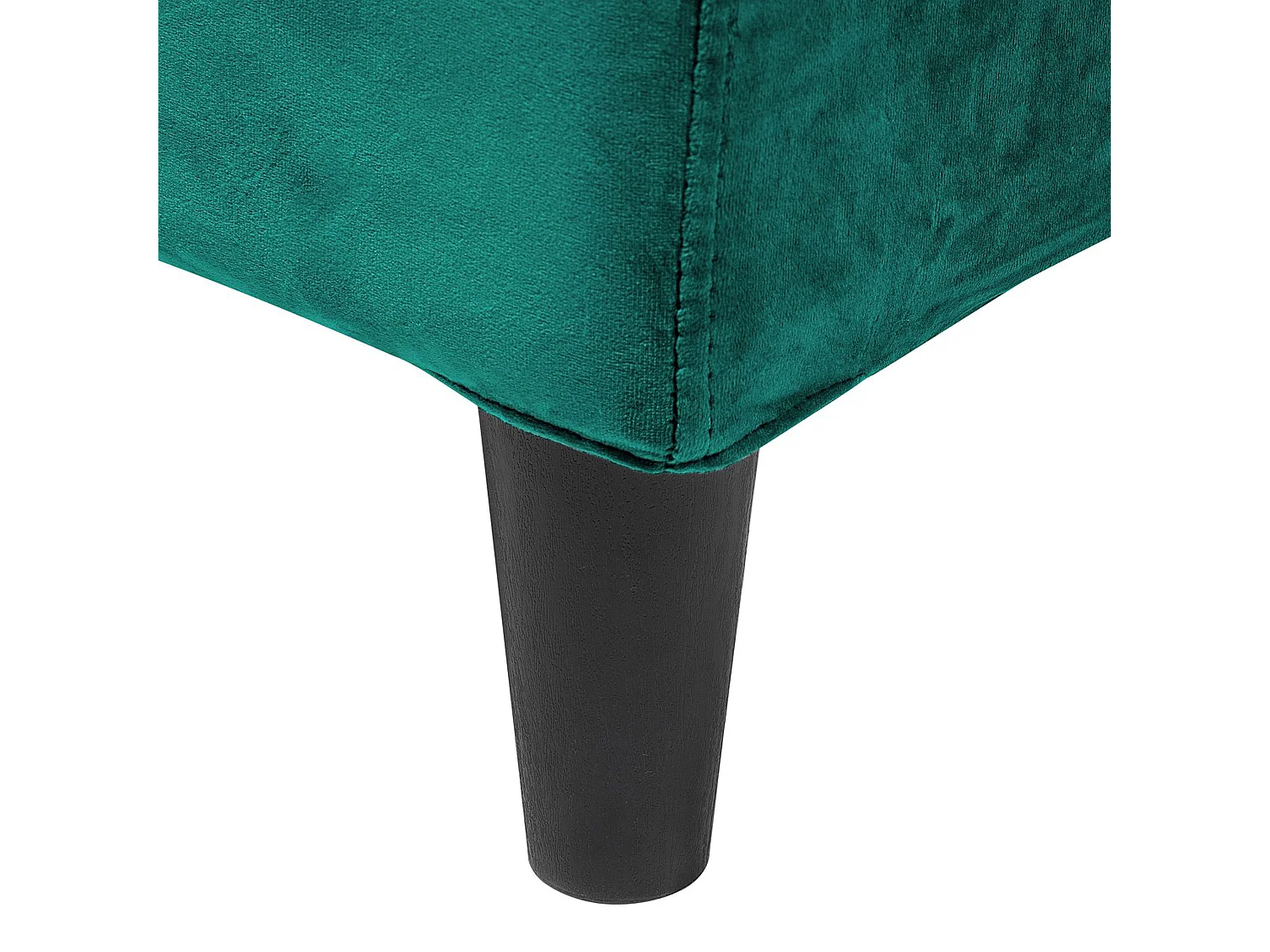 Letto Velluto FITOU 160 x 200 cm Verde scuro