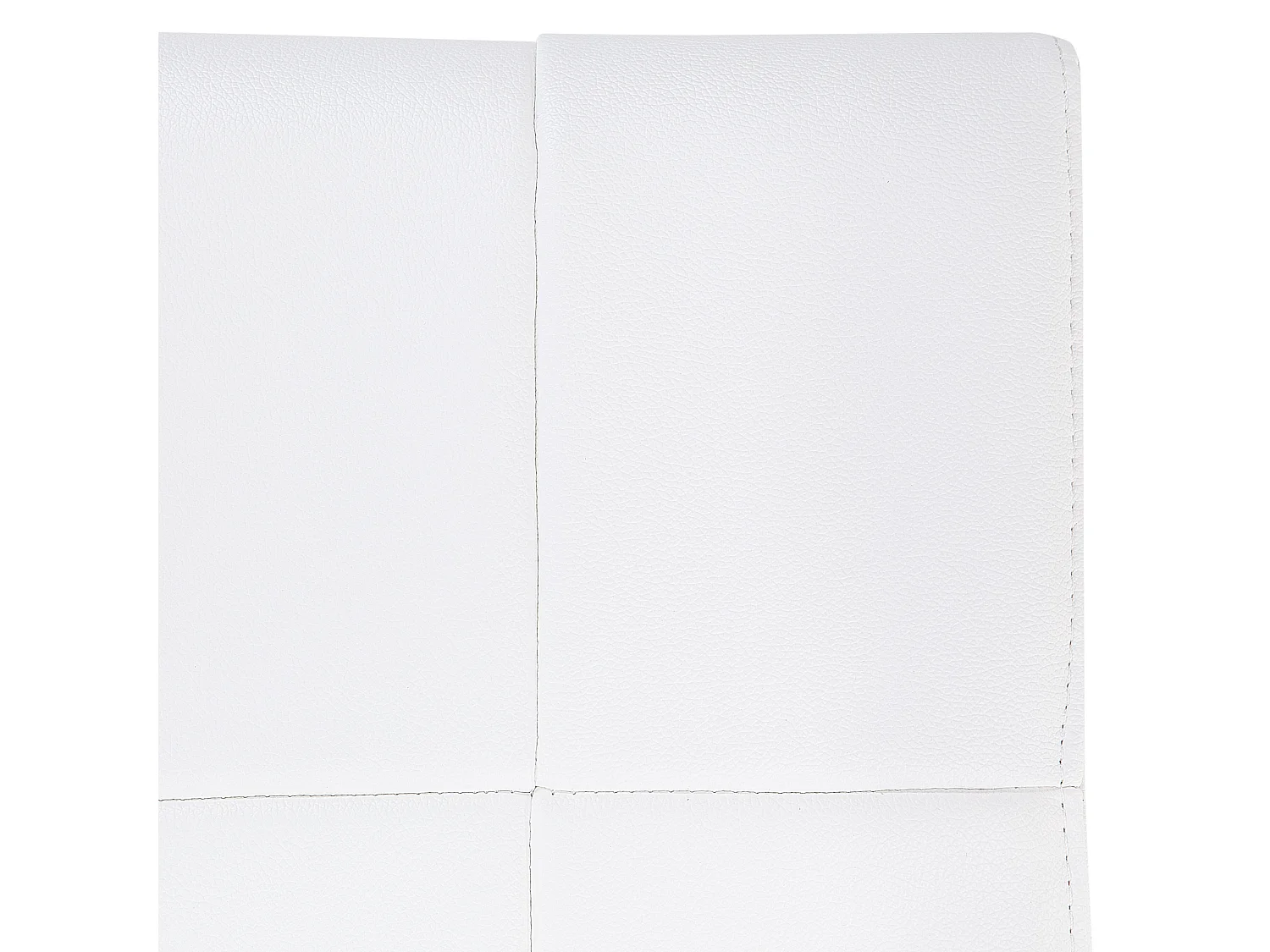 Letto matrimoniale moderno in pelle bianca 180x200cm VICHY