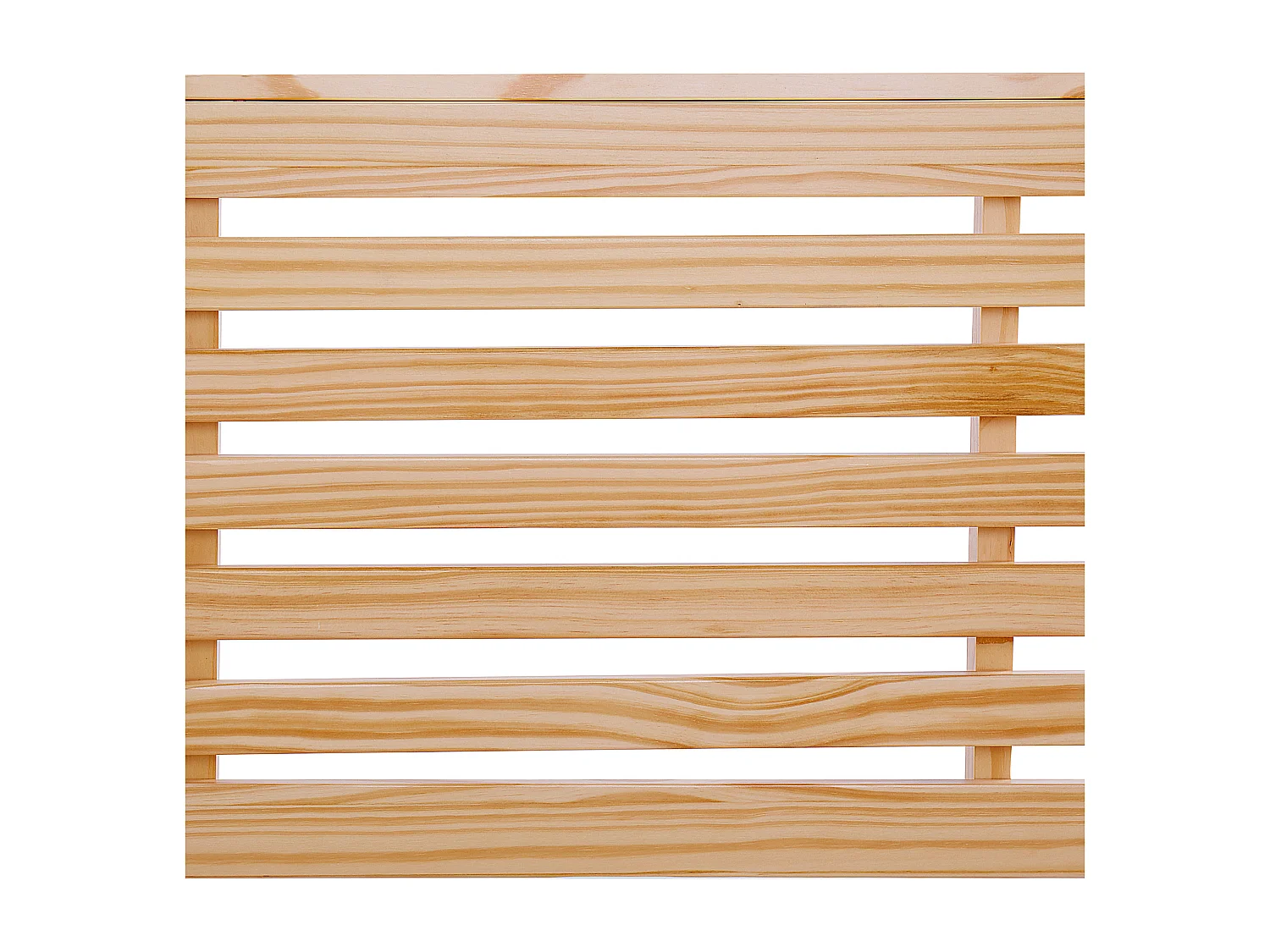 Lit avec sommier Bois CARNAC 180 x 200 cm Marron clair