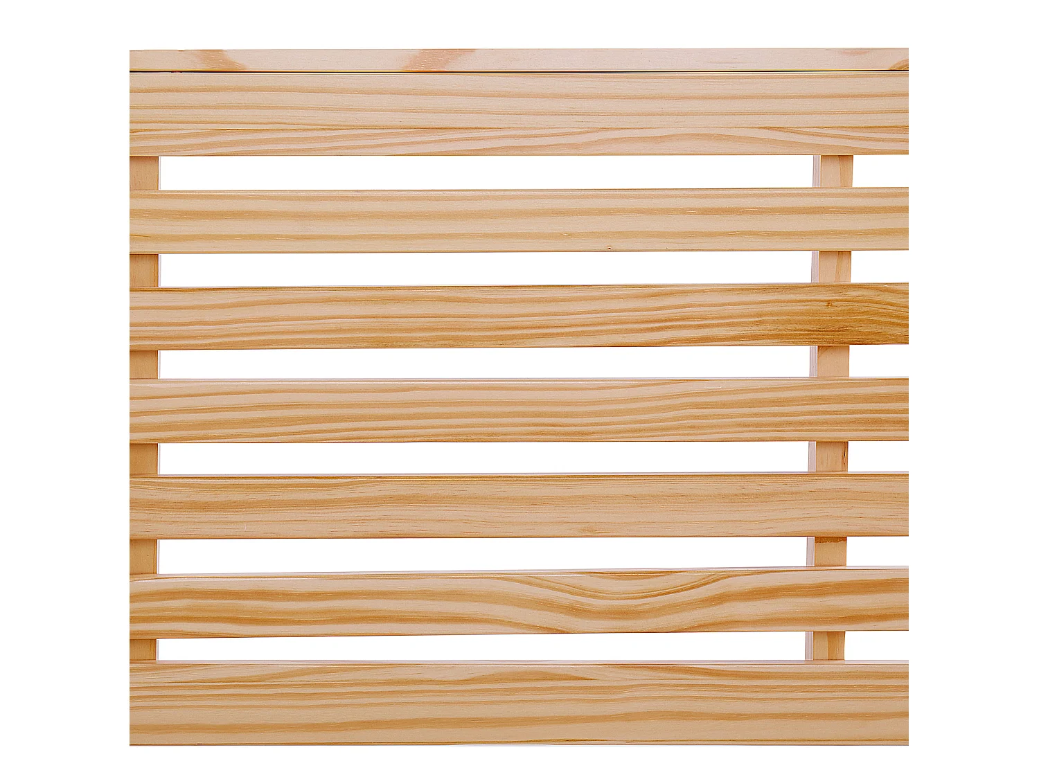 Bett mit Lattenrost Holz CARNAC 180 x 200 cm Hellbraun