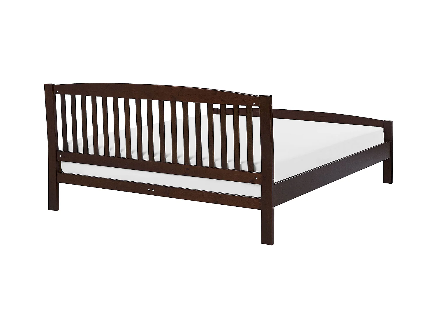 Bed Dennenhout CASTRES 180 x 200 cm Donkerbruin