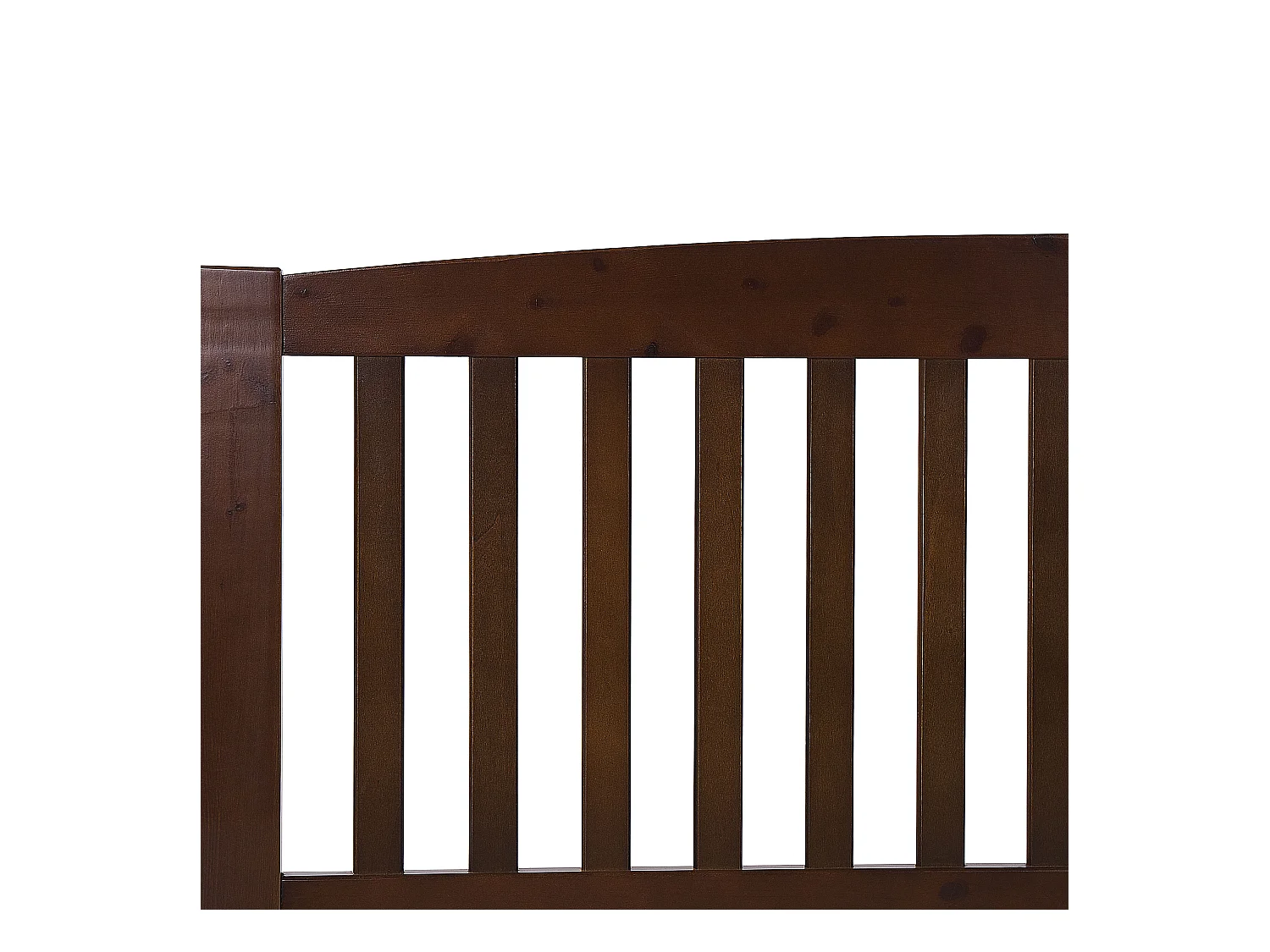 Bed Dennenhout CASTRES 180 x 200 cm Donkerbruin