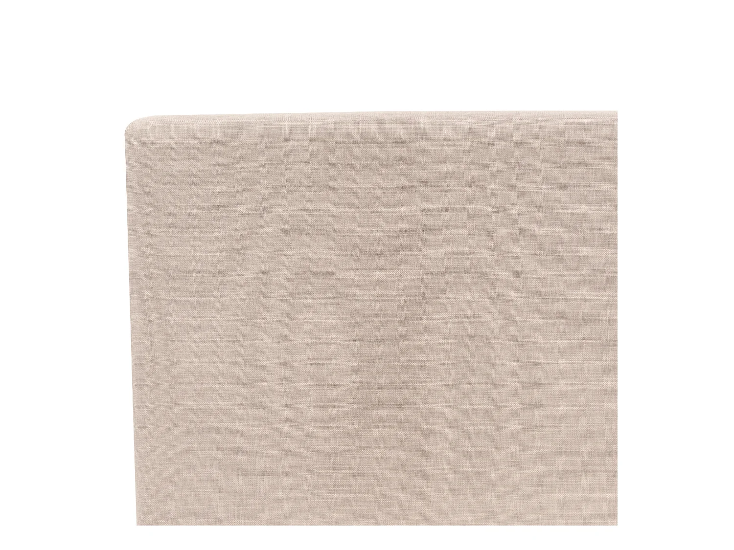 Lit avec sommier Tissu FITOU 160 x 200 cm Beige