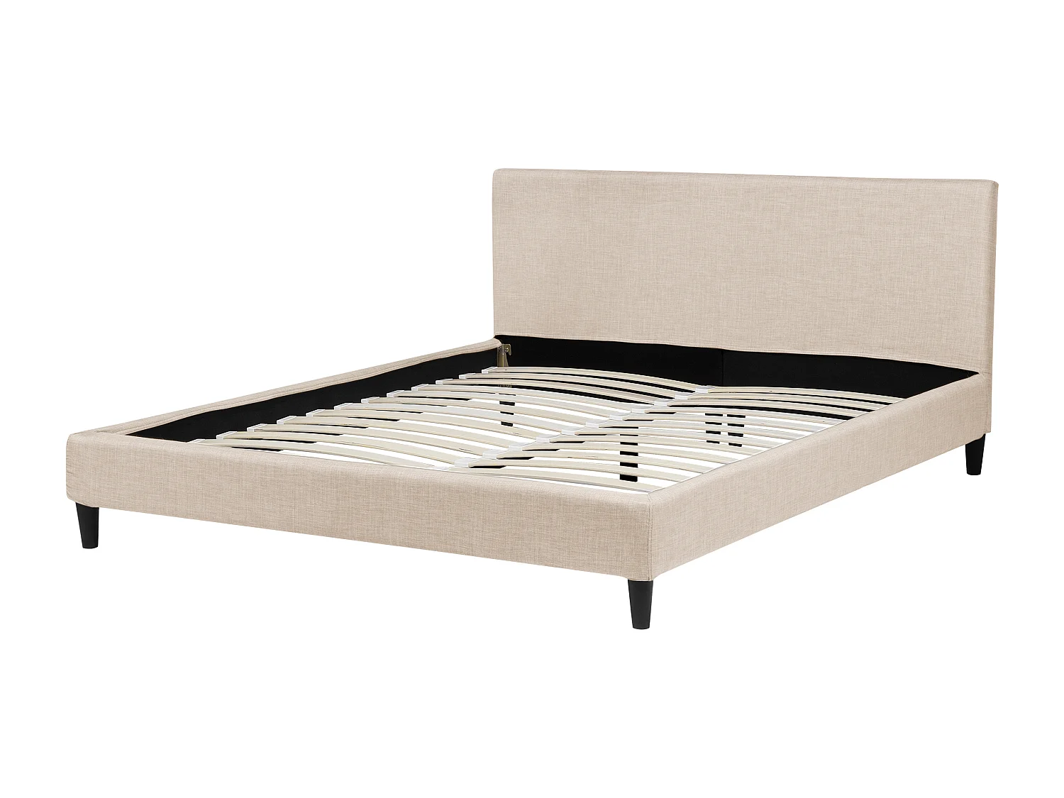 Bed Stof FITOU 160 x 200 cm Beige