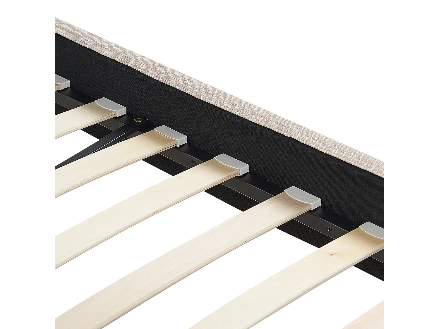 Bed Stof FITOU 160 x 200 cm Beige