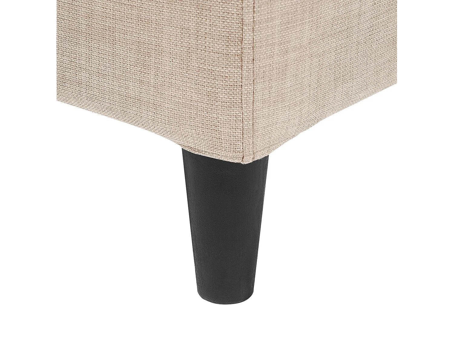 Bed Stof FITOU 160 x 200 cm Beige