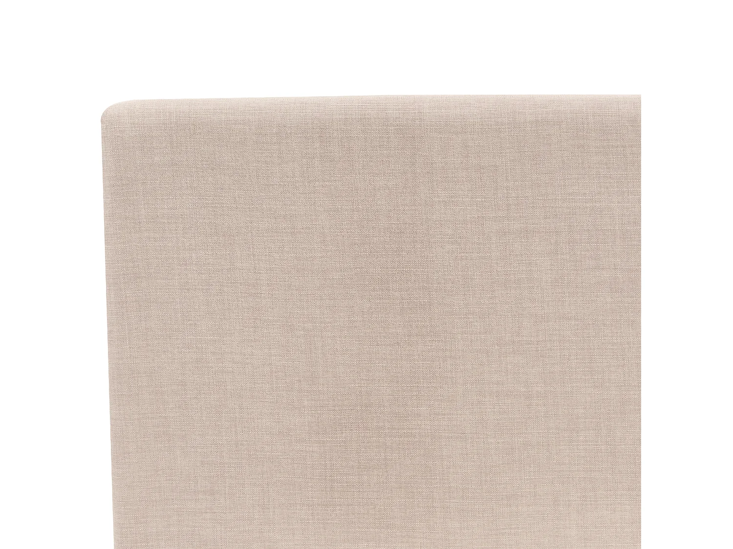 Lit avec sommier Tissu FITOU 160 x 200 cm Beige