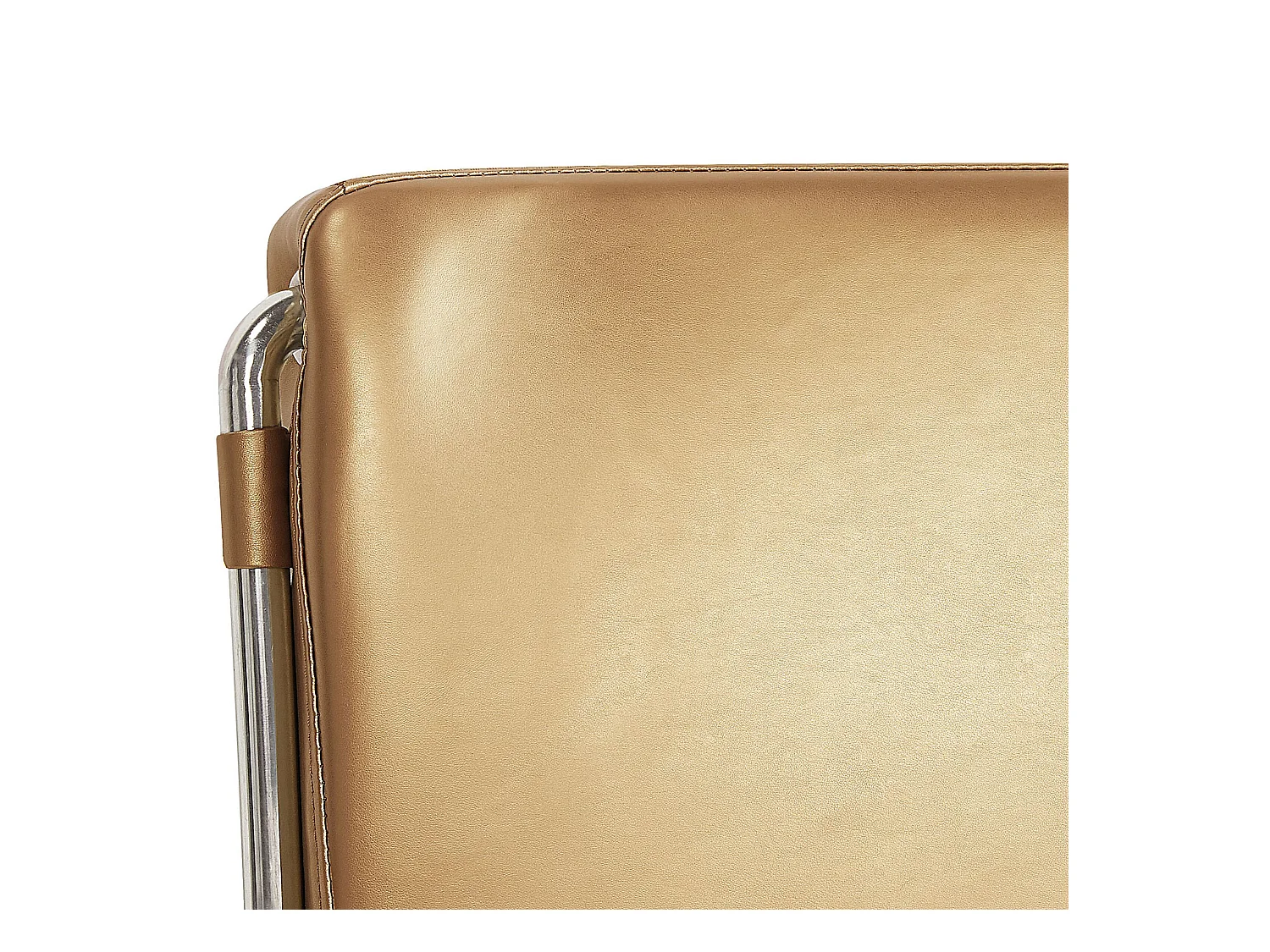 Modernes Bett Echtleder 160 x 200 cm golden Paris