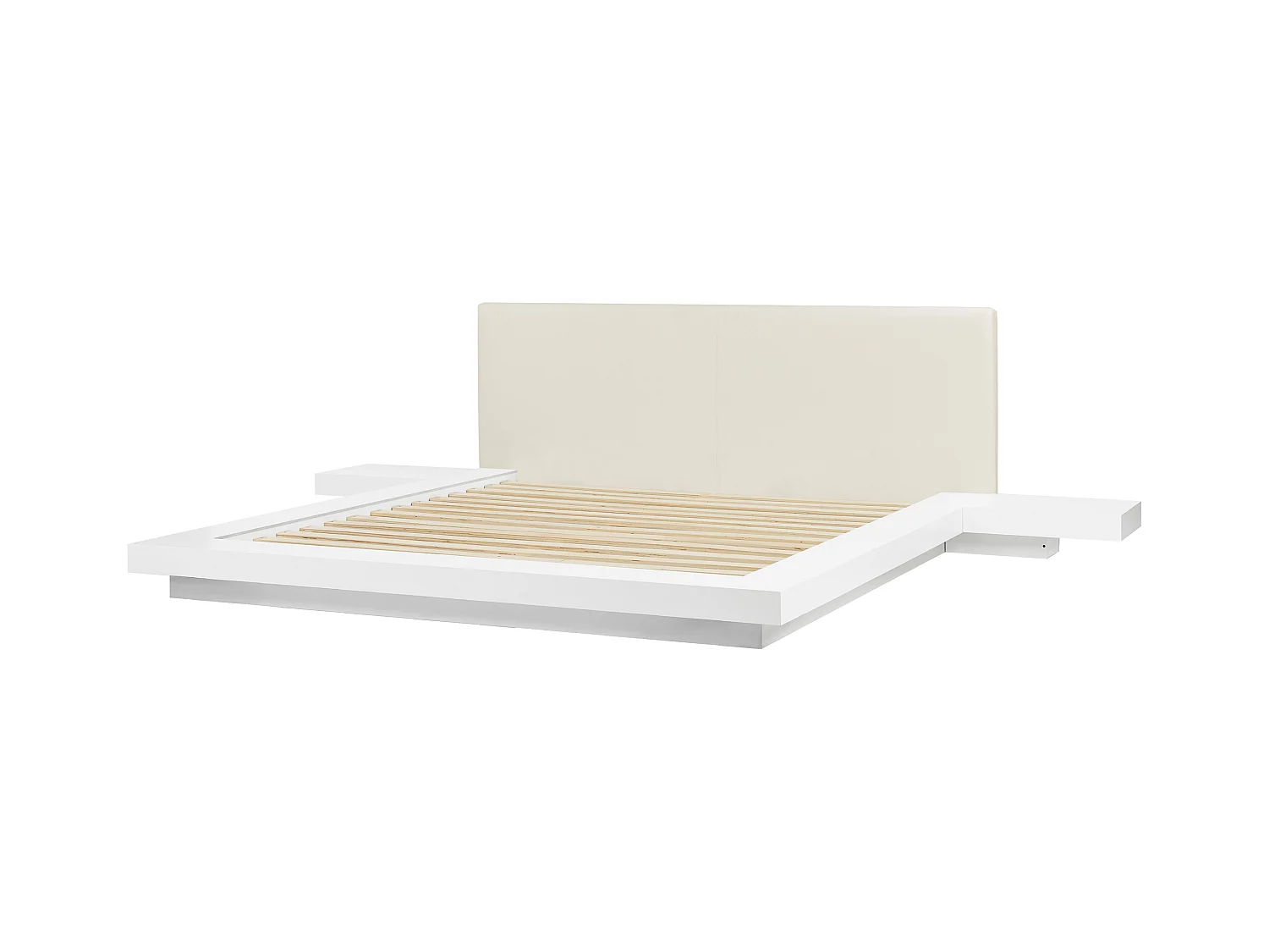 Lit avec sommier ZEN 180 x 200 cm Blanc